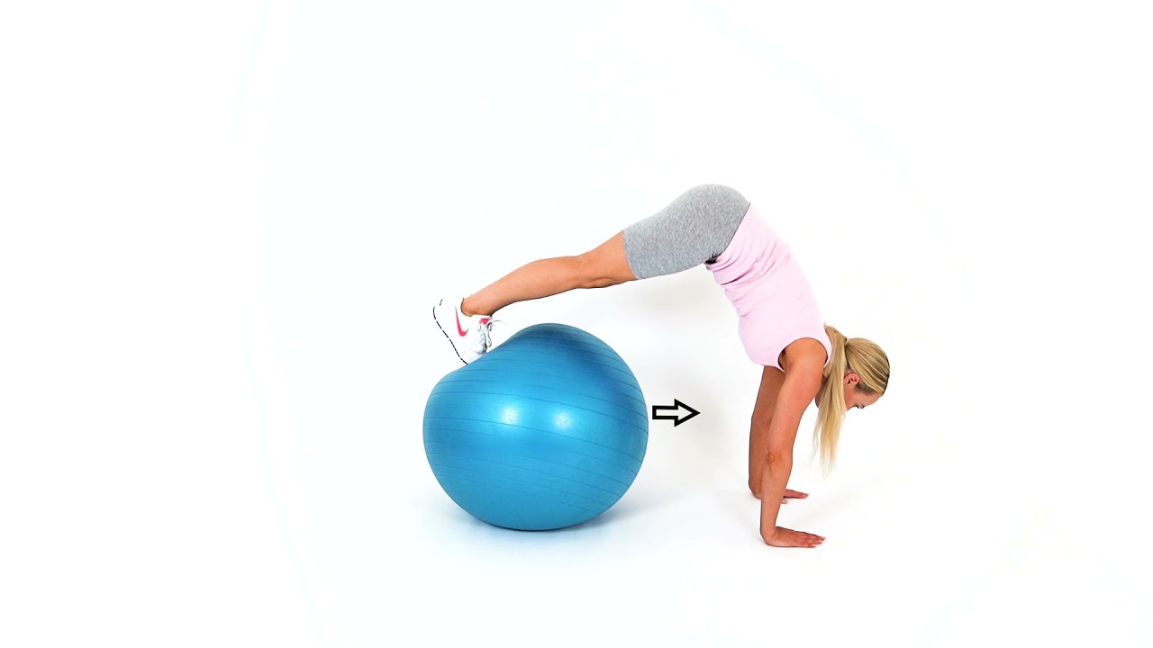 Pike auf dem Swiss Ball