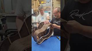 Guitar Building Quick Tips  - Fixing a Bad Glue Up! 🎶 The Luthier by @nickreinermusic