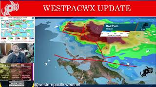 Weak tropical wave vs a potent cold surge, westpacwx update