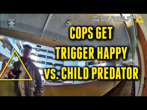 Trigger Happy Cops Meet Alleged Pedo With Gun Who Wants to Meet Young Girls Bodycam