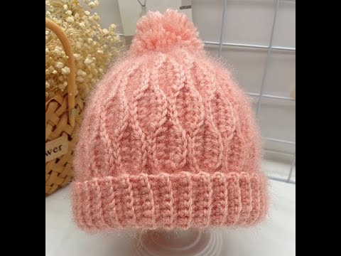 Unique pattern beanie crochet hat pattern sharing