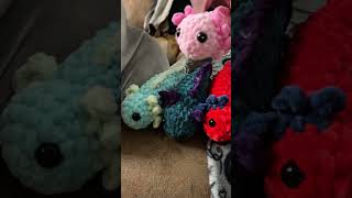 Axolotl is a weird word and seems like a fake animal #axolotl #crocheting #marketprep
