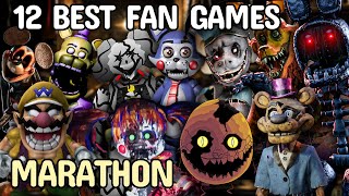 I beat the 12 BEST FNAF FANGAMES in ONE CASUAL MARATHON