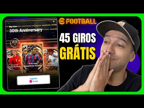 45 GIROS GRÁTIS na Box dos Big Time EFOOTBALL 2025 em Busca do Bruxo