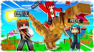 Ауылда динозавр пайда болдыма? Адико мен Абеке Динозаврды үйретті шок! Қазақша майнкрафт қазақша