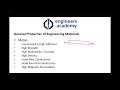 Engineering Materials and Their Properties