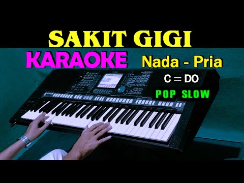 SAKIT GIGI – Meggy Z | KARAOKE Nada Pria || POP SLOW