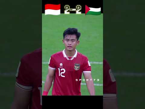 Indonesia VS Palestina🤝 Asian Cup Imajinary Match #shorts#football#youtube