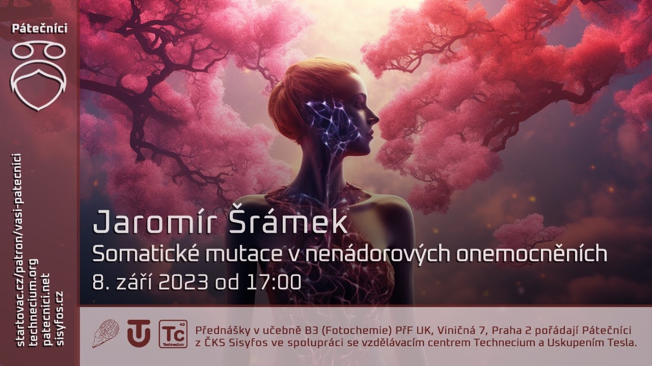 8. září 2023 - Jaromír Šrámek: Somatické mutace v nenádorových onemocněních 