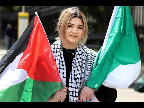 A mixture of emotions among Palestinians living in Ireland who gathered at Leinster House