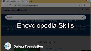 Encyclopedia Skills