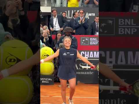 Jasmine Paolini is crowned the Champion in Rome on her home turf! #WTA #Champion #IBI25 #Tennis