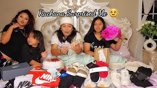 Rachan Surprised Me On My Anniversary 🥹/School Supplies And Clothes Haul 2025/Kids Are My Strength. 
