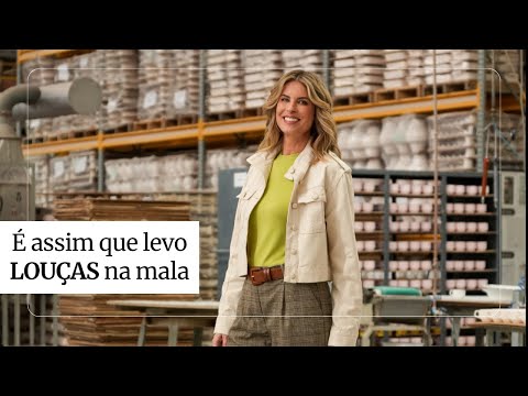 Como Rita Lobo leva louças na mala