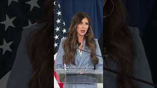 La secretaria de Seguridad Nacional de EE.UU., Kristi Noem, visita Panamá