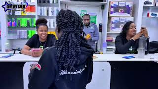 Getting Our Fan From The USA a Phone For Her Mother