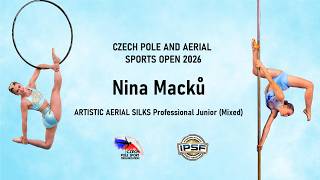 Nina Macků - CPASO 2026 - Artistic Aerial Silks Professional Junior (Mixed)