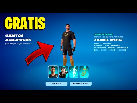 ✅COMO CONSEGUIR *LOTE DE LIONEL MESSI* GRATIS EN FORTNITE / CAPITULO 6 TEMPORADA 1