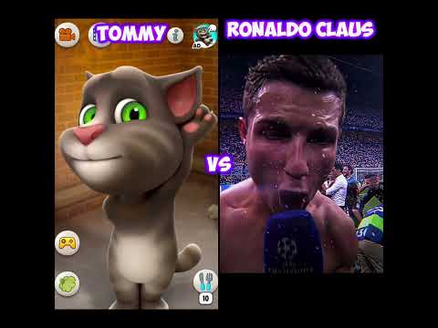 Tom Vs Ronlado Clause 🎅 Who Is Best ? 🤣 👌 #Shorts