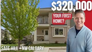 Your First Home in NW Calgary Just Got Even Better! (Sage Hill Townhome Tour)