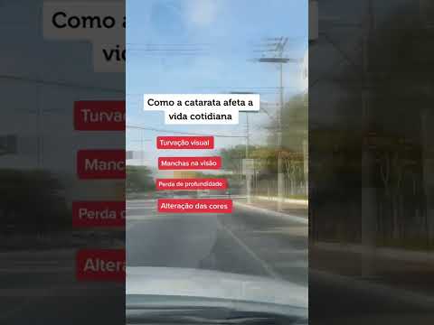 Quais os sintomas da catarata ?