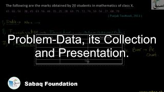 Problem on Data, Collection of Data, Presentation of Data