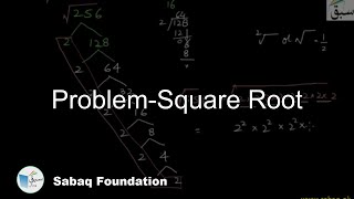Problem-Square Root