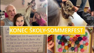LOUČENÍ SE ŠKOLNÍM ROKEM, SOMMERFEST | MamaVlog#671| Máma v Německu