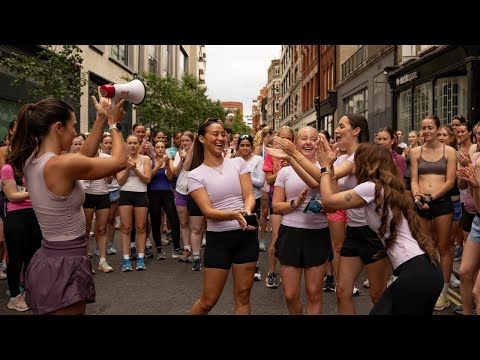 prepping for a run club tour with my best friends