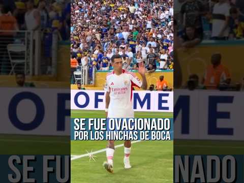 16 de junio de 2025Angel Di Maria se fue ovacionado por los hinchas de Boca Juniors 馃槺