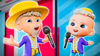 Jeune Dans Le Miroir Avec Bébé DB | D Billions Chansons pour Bébé