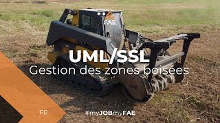 Vidéo Gestion forestière avec FAE UML/SSL skid steer loader mulcher