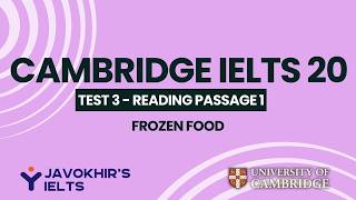 Frozen food | Cambridge IELTS 20, Test 3 Reading Passage 1