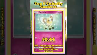Top 5 RAREST Cutiefly Pokémon Cards! 🌸🦋 #pokemon #top5 #tcg #pokémon #pokemoncards #pokemontcg