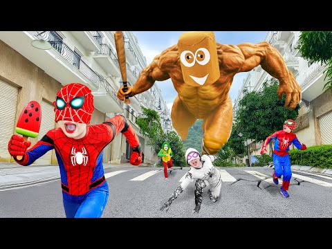 SpiderMan Transforms to Defeat GIANT MONSTERS!💥|| Spider-Man: Into The Spider-Verse (2025)