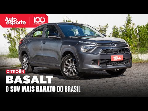 Citroën Basalt 1.0 é SUV MAIS BARATO DO BRASIL e REI DA ECONOMIA com 16 km/l, mas será FRACO DEMAIS?