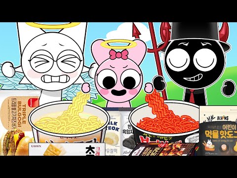 Incredibox Sprunki - Heaven or Hell? Wenda VS Black Convenience Store MUKBANG | Animation
