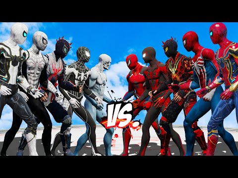 Epic Showdown: Team SPIDERMAN vs. Team DARK SPIDERMAN – What If?