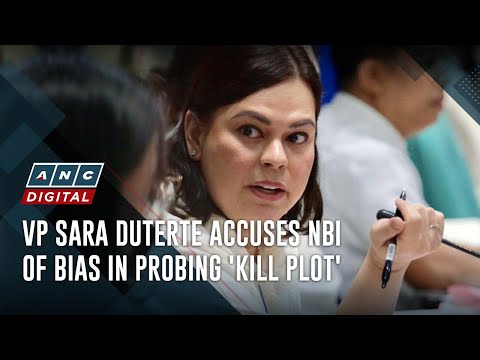 VP Sara Duterte accuses NBI of bias in probing 'kill plot'