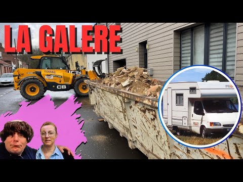 A cause des travaux je suis en camping car