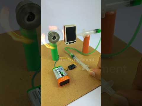 Fire Hole • DC Motor | #dcmotor #tech #youtubeshorts #project