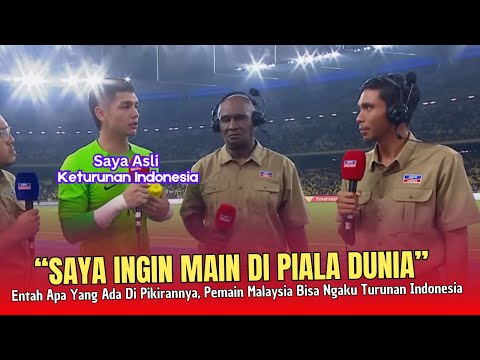 🌍INI BARU KOCAK ● Ingin Main Di Piala Dunia Pemain Malaysia Ini Ngaku Keturunan Indonesia ~ Kok Bisa