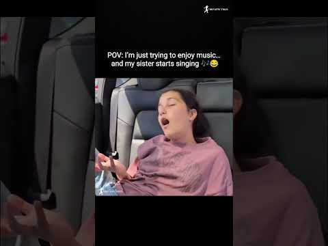 ๐POV: Iโm just trying to enjoy musicโฆ and my sister starts singing ๐ถ๐ #trending #viralvideo #shorts