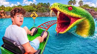 I Tried 5 Levels of Theme Parks!