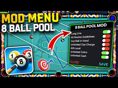 ✅ 8 Ball Pool MOD Menu 🔴 Long Lines, MegaPower, Infinite Money in 8 Ball Pool 2025 (Android/iOS)