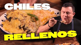 El mejor CHILE RELLENO 3 sabores diferentes 🔥
