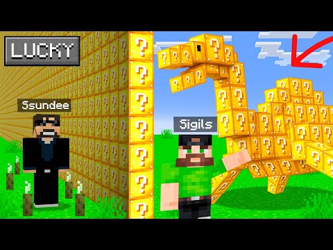 LUCKY BLOCK Build Battle in Minecraft