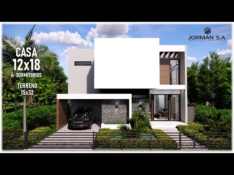 Ideal House Design 4 Bedrooms Family Home | 12x18m 2Storey | Jorman HomeDesigns