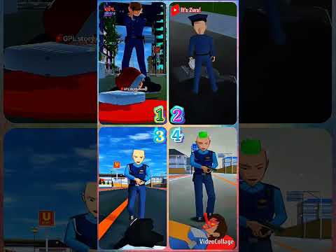 Penjahat yang ternyata sahabat siBotak #sakura #sakuraschoolsimulator