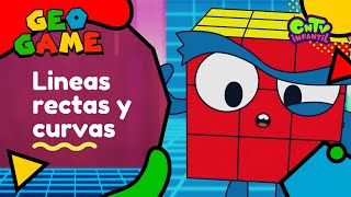 Geogame - Líneas rectas y curvas